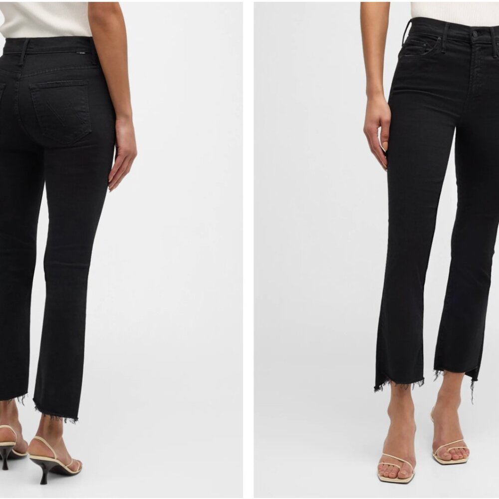 MOTHER The Insider Crop Step Fray Jeans
